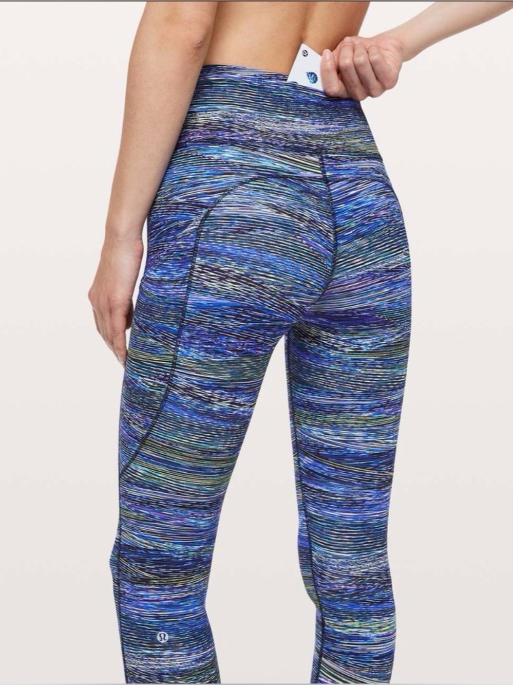 Lululemon Fast and Free Tight || 25 Nulux
Interconnect Blue Multi